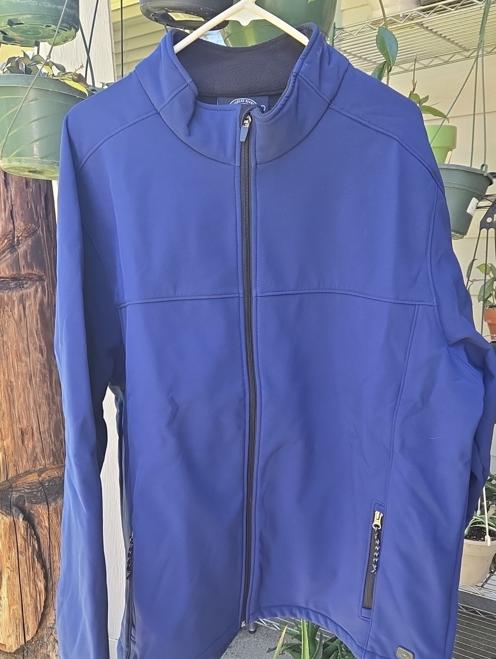 NWT Charles River Apparel Mens Classic Soft Shell Jacket Navy Blue XXL (MSTR)